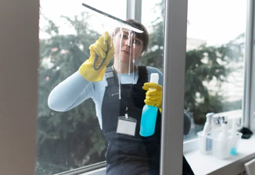 Nettoyage de vitres intérieures et extérieures à Sellières